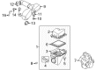 2003 Saturn Vue Air Filter Box Diagram - 22694201