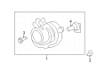 2010 Cadillac CTS Fog Light Diagram - 25963286