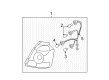 2004 Chevy Aveo Back Up Light Diagram - 96494901