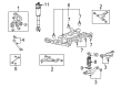 2008 Cadillac SRX Shock Absorber Diagram - 19302767