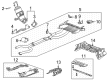 2020 Cadillac CT5 Exhaust Pipe Diagram - 84738137