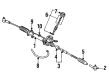 2002 Saturn SC2 Tie Rod End Diagram - 21012398