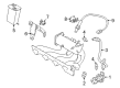 2004 Chevy Tracker EGR Valve Gasket Diagram - 91177230