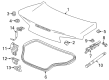 2022 Chevy Camaro Weather Strip Diagram - 84126266