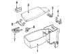 Oldsmobile Center Console Latch Diagram - 12505581