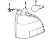 1997 Saturn SW2 Tail Light Diagram - 21110378