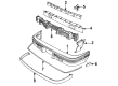 Pontiac Bumper Reflector Diagram - 5974641