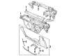 1996 Saturn SW2 Dash Panels Diagram - 21123480