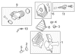 GMC Acadia Oxygen Sensor Diagram - 12634085