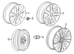 Buick Wheel Cover Diagram - 9598392