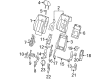 2007 Cadillac DTS Seat Cushion Pad Diagram - 20763096