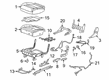 Cadillac XT6 Seat Cushion Pad Diagram - 84965954