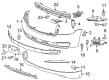 2019 Chevy Suburban Bumper Diagram - 84408068