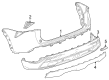 Chevy Trax Bumper Diagram - 42867889