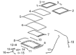 2023 Buick Envision Weather Strip Diagram - 84660936