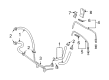 2008 Pontiac Vibe Oil Cooler Hose Diagram - 88969165