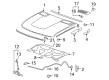 2011 Chevy Avalanche Hood Cable Diagram - 20968782