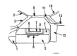 Oldsmobile Cutlass Calais Door Moldings Diagram - 20444639