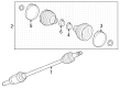 Buick CV Boot Diagram - 42871671