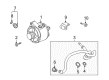 2005 Cadillac XLR Alternator Diagram - 10440924