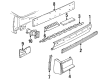 Cadillac DeVille Bumper Reflector Diagram - 5975516