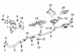 2020 Cadillac XT6 Exhaust Hanger Diagram - 84697277