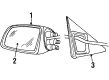 1988 Buick Regal Mirror Cover Diagram - 10060208