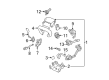 2011 Buick Lucerne Steering Column Cover Diagram - 15847441