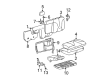 Chevy Silverado 3500 Seat Cushion Pad Diagram - 88940227