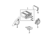 Buick Rainier Car Speakers Diagram - 15242746