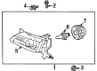 2002 Chevy Prizm Headlight Diagram - 94857184