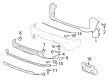 2021 Chevy Silverado 2500 HD Bumper Diagram - 84678988