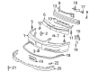 Chevy Impala Bumper Diagram - 88954941