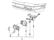 1990 Oldsmobile Cutlass Calais Fog Light Diagram - 16512645