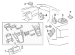 GMC Acadia Limited Car Speakers Diagram - 23316986