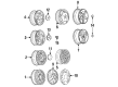 Pontiac Grand Prix Wheel Cover Diagram - 9592275