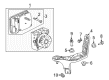 2021 GMC Terrain ABS Control Module Diagram - 84662980