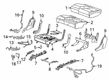 2020 Cadillac XT6 Seat Cushion Pad Diagram - 84750888