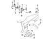 Cadillac Allante Weather Strip Diagram - 3537012