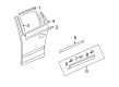 Saturn Door Moldings Diagram - 22777230