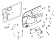 Saturn LW1 Door Lock Switch Diagram - 90363760