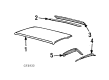 1985 Chevy El Camino Door Seal Diagram - 20154104