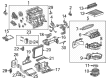 2022 Chevy Trailblazer HVAC Control Module Diagram - 42761444