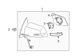 GMC Acadia Side View Mirrors Diagram - 15951926