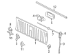 Chevy Silverado 3500 Tailgate Handle Diagram - 15997911