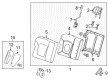 Chevy Spark Seat Cushion Pad Diagram - 42456537