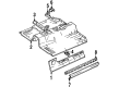 Chevy Tracker Floor Pan Diagram - 91174088