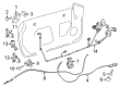 2013 Cadillac CTS Door Latch Cable Diagram - 20995852