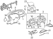 2007 Pontiac Solstice Dash Panel Vent Portion Covers Diagram - 15781606