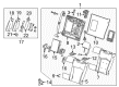 2015 Buick LaCrosse Seat Cushion Pad Diagram - 90766993